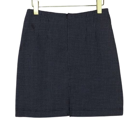 Y2k Derek Heart Blue Plaid Mini Skirt Preppy Medium - Picture 5 of 9